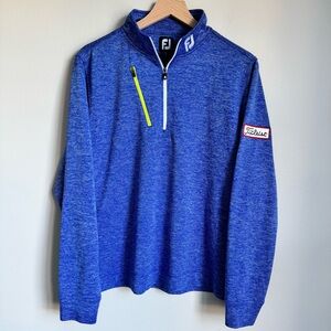 FootJoy Titleist Performance 1/2 Zip Golf Pullover Blue Men’s Medium Jacket